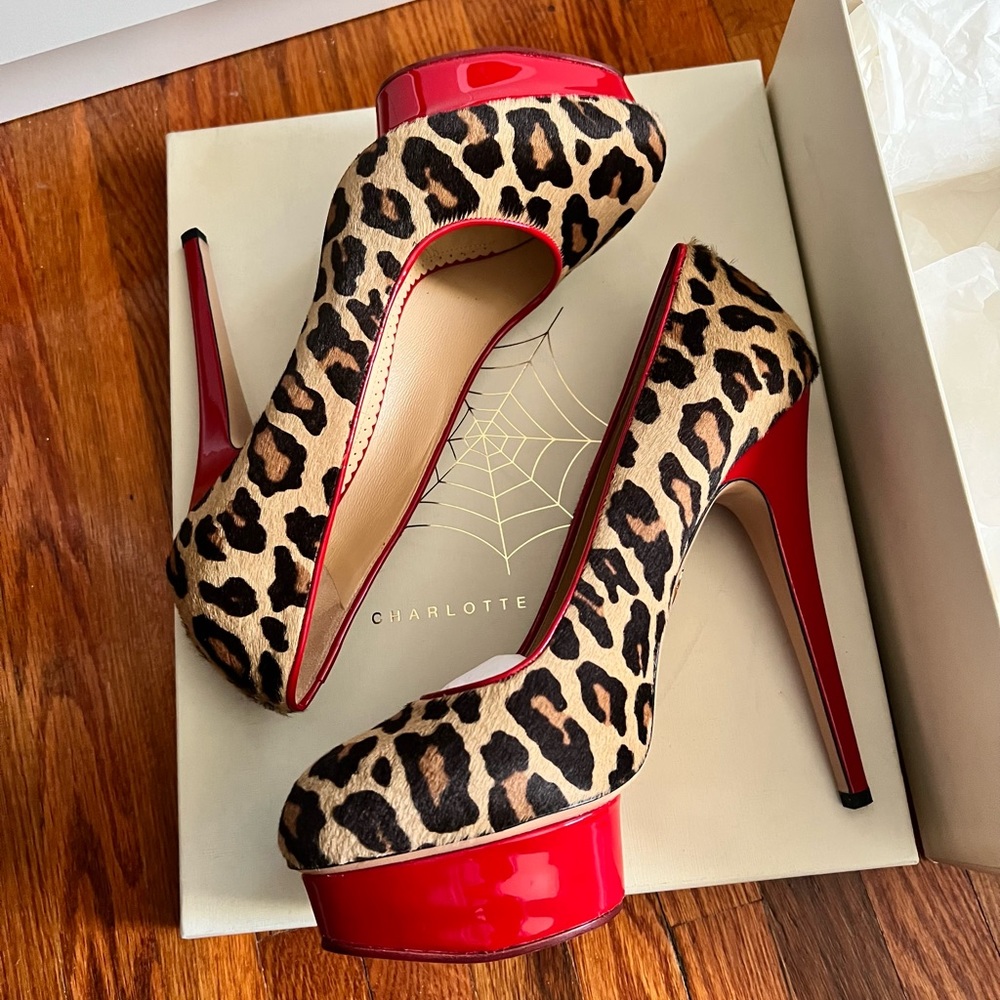 🛑SOLD!🛑 Charlotte Olympia Dolly Leopard Shoes Size 41